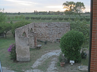 old barn from the house