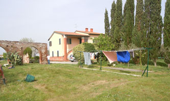 house and clothesline