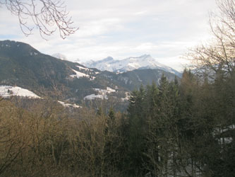 mountains around Leysin