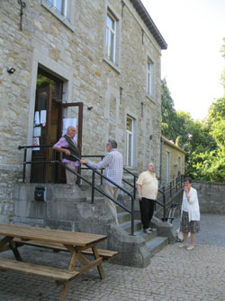 outside the chateau