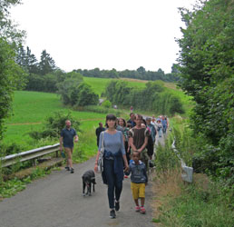 walk through the countryside