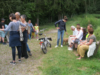 walk through the countryside