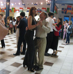 father and daughter dancing