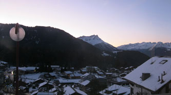 Leysin sunrise