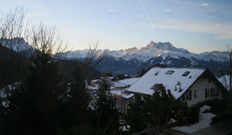 Leysin sunrise