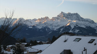 Leysin sunrise