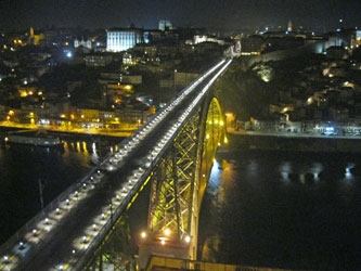 Porto at night