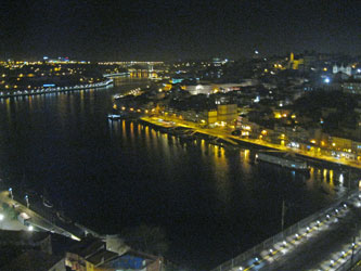 Porto at night