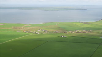 Orkneys from the air