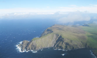 Shetland Islands from the air