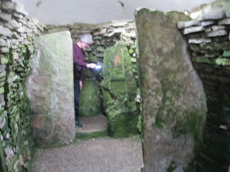 Viking chambered cairn