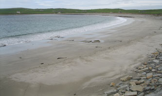 beach in front of Scara Brae