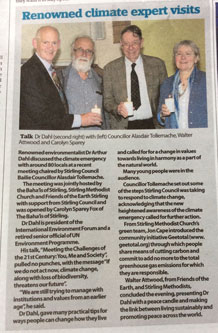 Stirling Observer press cutting