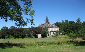 Chateau d'Ettevaux from the stables