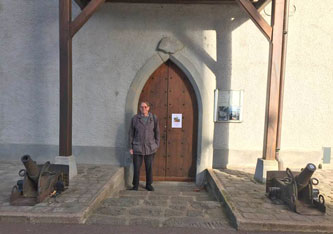 Entrance at Chateau de Sonnaz