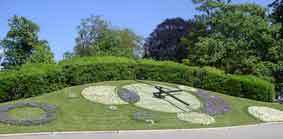 Clock in the English Garden