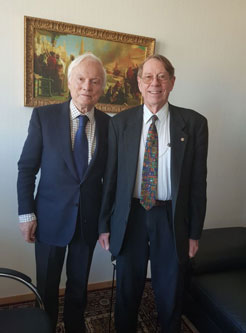 Amb. Jazairy and Arthur Dahl