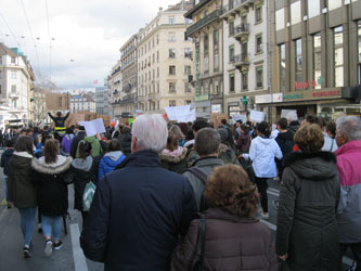 Geneva climate march