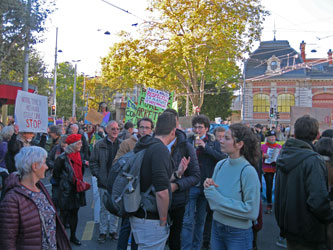 start of the march