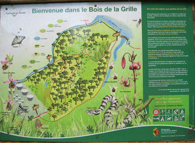 Bois de la Grille - sign