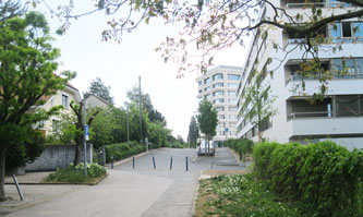 route to the park